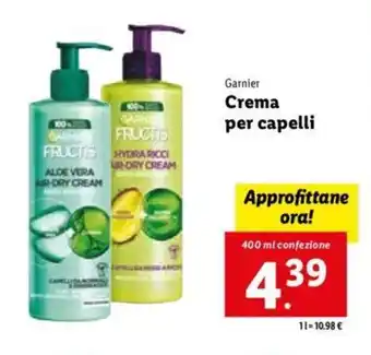 Lidl Garnier Crema per capelli 400 ml offerta