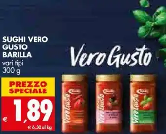 Tigros Sughi Vero Gusto Barilla 300g offerta