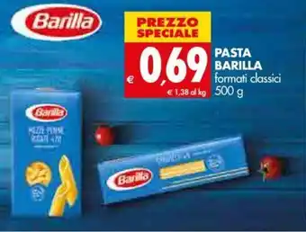 Tigros Pasta Barilla 500g offerta