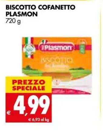 Tigros Biscotto Cofanetto Plasmon 720g offerta