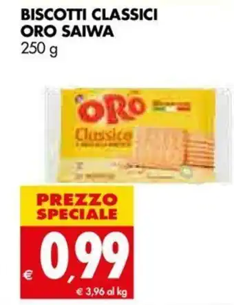Tigros Biscotti Classici Oro Saiwa 250g offerta