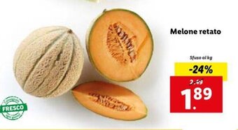 Lidl Melone retato offerta