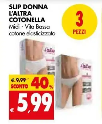 Tigros Slip Donna L'altra Cotonella offerta