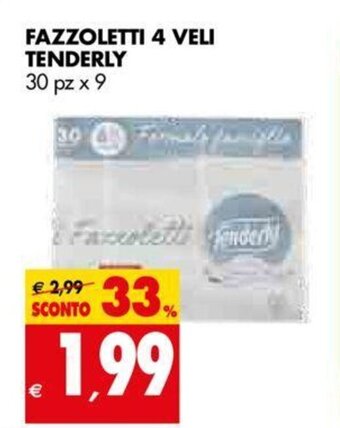 Tigros Fazzoletti 4 Veli Tenderly offerta