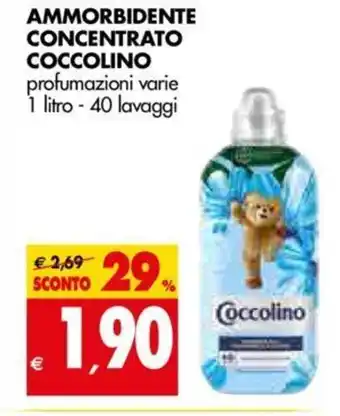 Tigros Ammorbidente Concentrato Coccolino 1 litro offerta