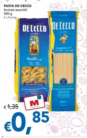 Migross Supermercati e Market Pasta de cecco offerta