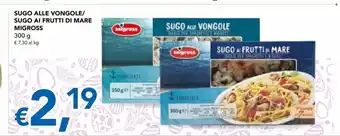 Sugo alle vongole/ sugo ai frutti di mare migross