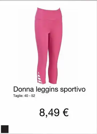 KiK Donna leggings sportivo offerta