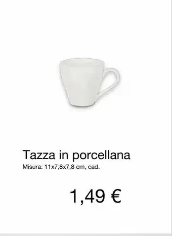 KiK Tazza in porcellana offerta