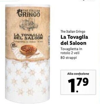 Lidl The Italian Gringo La Tovaglia del Saloon offerta