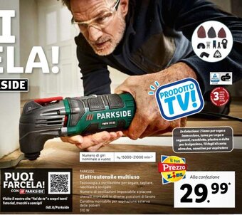 Lidl Parkside Elettroutensile multiuso offerta