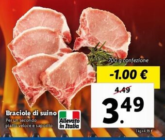 Lidl Braciole Di Suino offerta