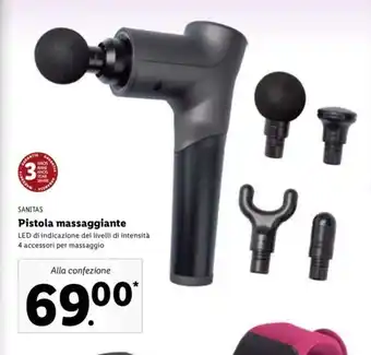 Lidl Sanitas Pistola massaggiante offerta