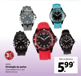 Lidl Auriol Orologio da polso offerta