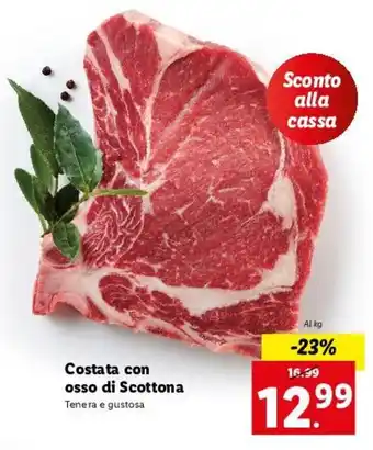 Lidl Costata Con Osso Si Scottona offerta