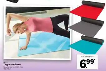 Lidl Crivit Tappetino fitness 150 x 70 cm offerta
