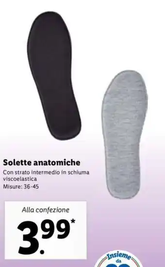 Solette anatomiche 36-45