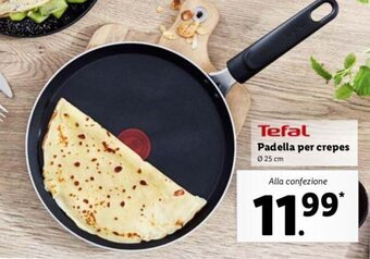 Lidl Tefal Padella per crepes ø 25 cm offerta