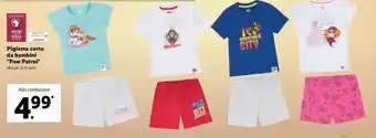 Lidl Pigiama corto da bambini "Paw Patrol" offerta