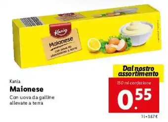 Lidl Kania Maionese 150ml offerta