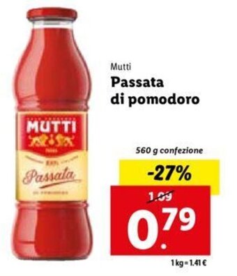 Mutti Passata di Pomodoro 560 g