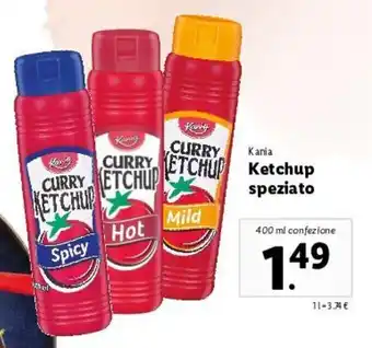 Lidl Ketchup Speziato 400ml offerta