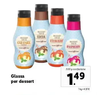 Lidl Glassa Per Dessert 300g offerta