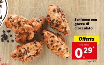 Lidl Schiocco Con Gocce Di Cioccolato 53g offerta