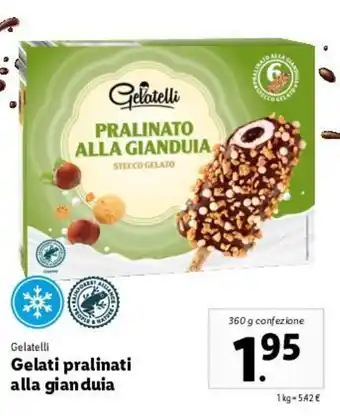 Lidl Gelati Pralinati Alla Gianduia 360g offerta