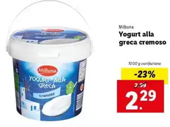 Lidl Yogurt Alla Greca Cremoso 1000g offerta