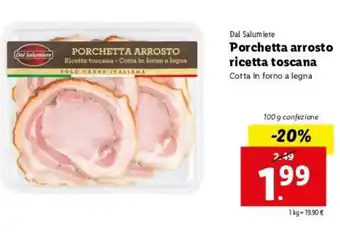 Lidl Porchetta Arrosto Ricetta Toscana 100g offerta