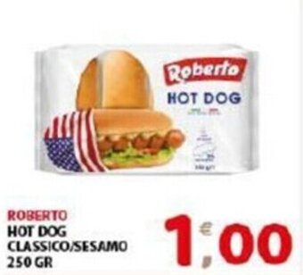 Roberto Hot Dog Classico/Sesamo 250 gr