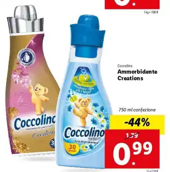 Lidl Ammorbidente Creations 750ml offerta