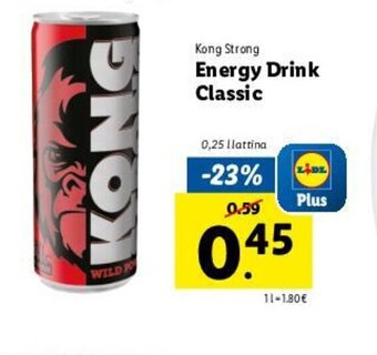 Kong Strong Energy Drink Classic