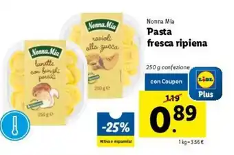 Lidl Nonna Mia Pasta Fresca Ripiena 250g offerta