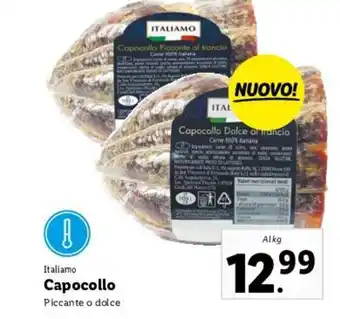 Lidl Italiamo Capocollo offerta