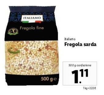 Italiamo Fregola Sarda 500g