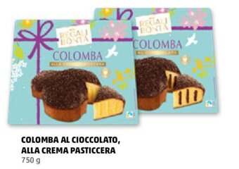 PENNY Colomba Al Cioccolato, Alla Crema Pasticcera, 750 g offerta