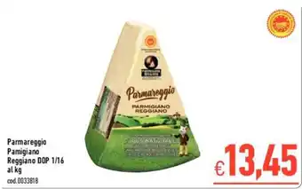 Parmareggio Pamigiano Reggiano DOP 1/16
