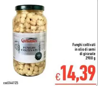 C+C Italmarket Funghi Coltivati In Olio Di Semi Di Girasole 2900 g offerta