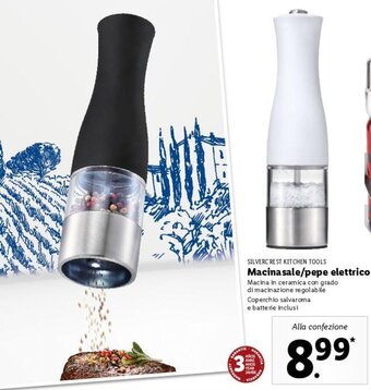 Lidl Macinasale/ Pepe Elettrico offerta