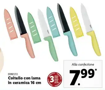 Lidl Coltello Con Lama In Ceramica 16cm offerta