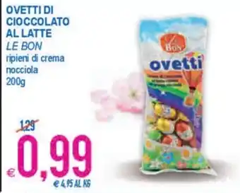 MD Discount Ovetti Di Cioccolato Al LAtte 200g offerta