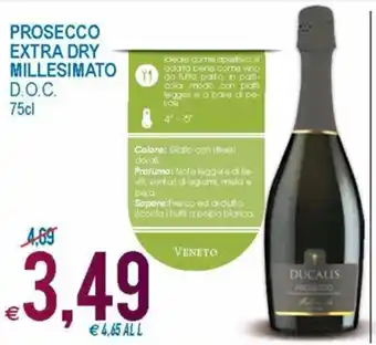 MD Discount Prosecco Extra Dry Millesimato D.O.C 75cl offerta
