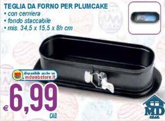 MD Discount Teglia Da Forno Per Plumcake offerta