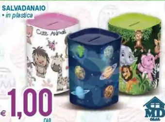 MD Discount Salvadanaio in plastica offerta