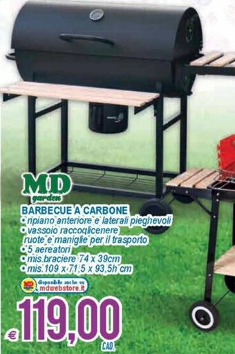 MD Discount Barbecue a Carbone offerta