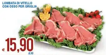 MD Discount Lombata Di Vitello Con Osso Per Griglia offerta