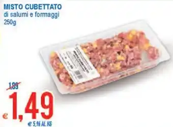 MD Discount Misto Cubettato di salumi e formaggi 250g offerta
