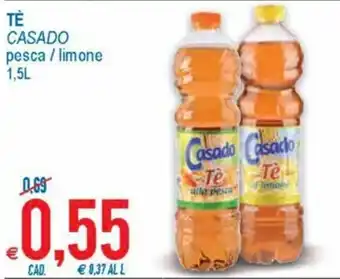 MD Discount Té Casado Pesca/limone 1,5l offerta